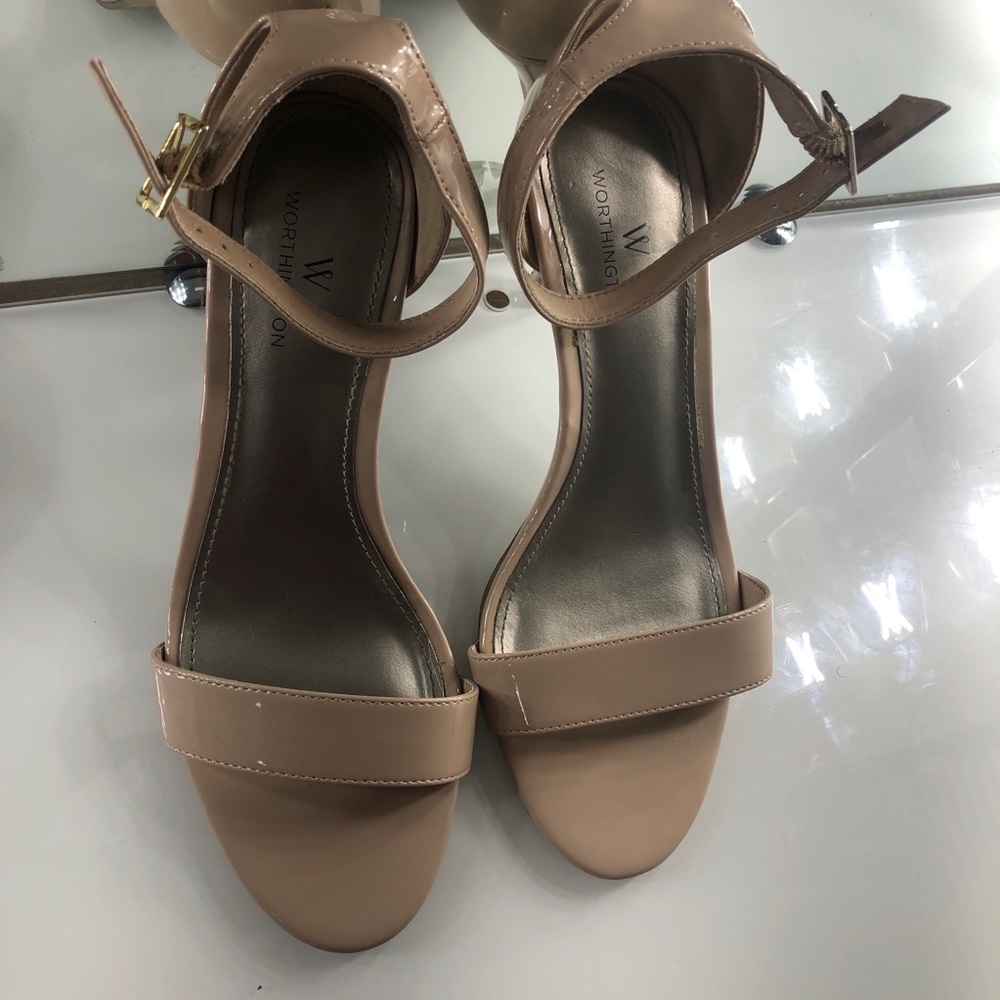 Worthington Womens Bristol Heeled Sandals